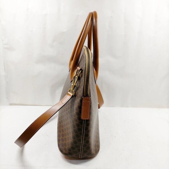 CELINE Hand Bag Brown PVC 450-052925 - Picture 3 of 13